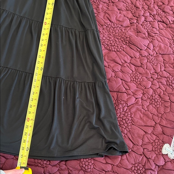 American Eagle Outfitters Black Tired Maxi Skirt NWT - Picture 7 of 10